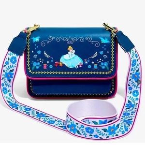 Women's Loungefly X Disney Cinderella Storybook Crossbody Bag Purse